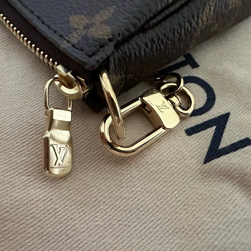 Louis Vuitton Monogram Illustre LE Vivienne‎ Roller Coaster Mini Pochette Bag